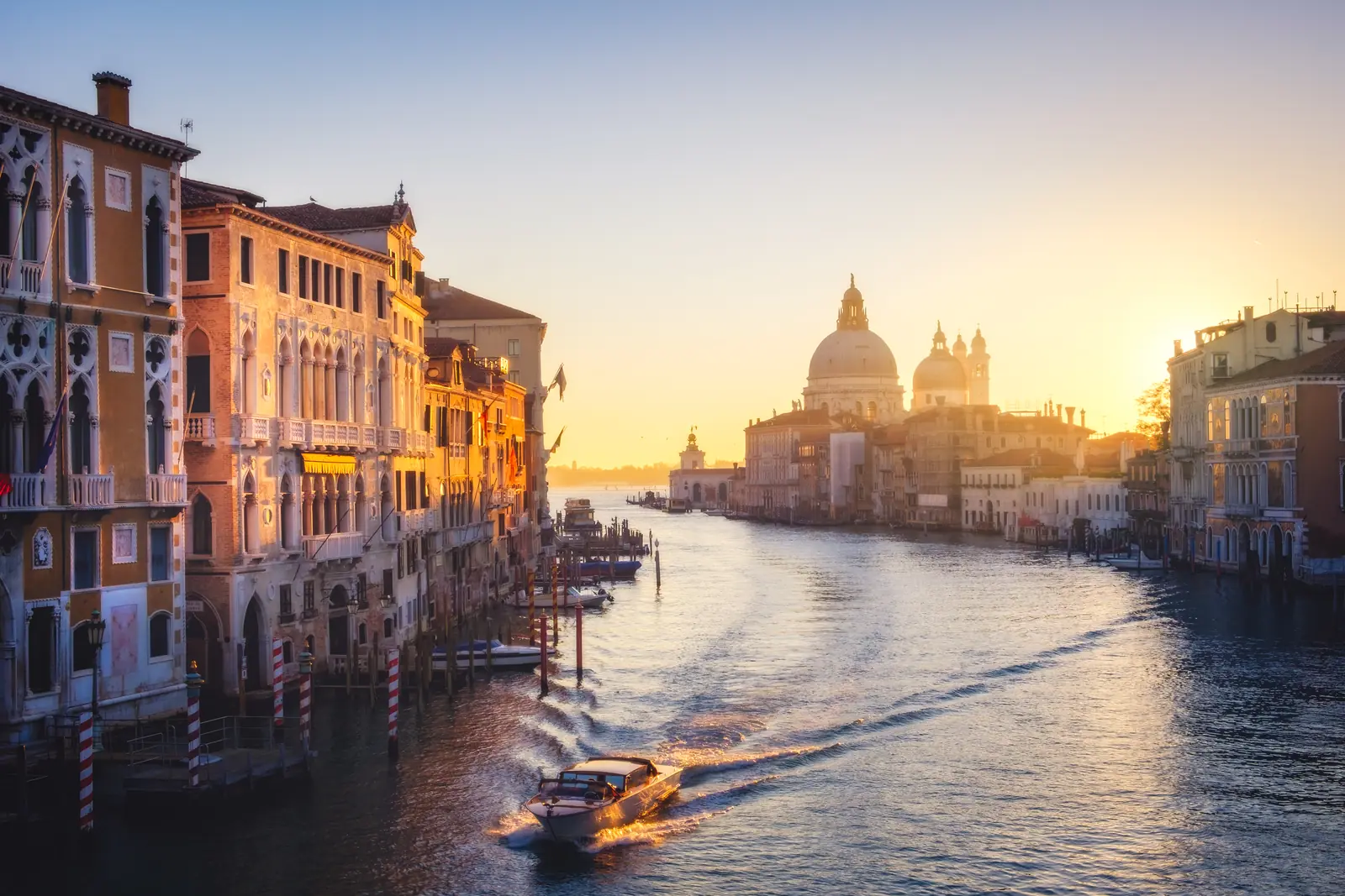 Büyük Kanal ve Santa Maria della Salute, Venedik