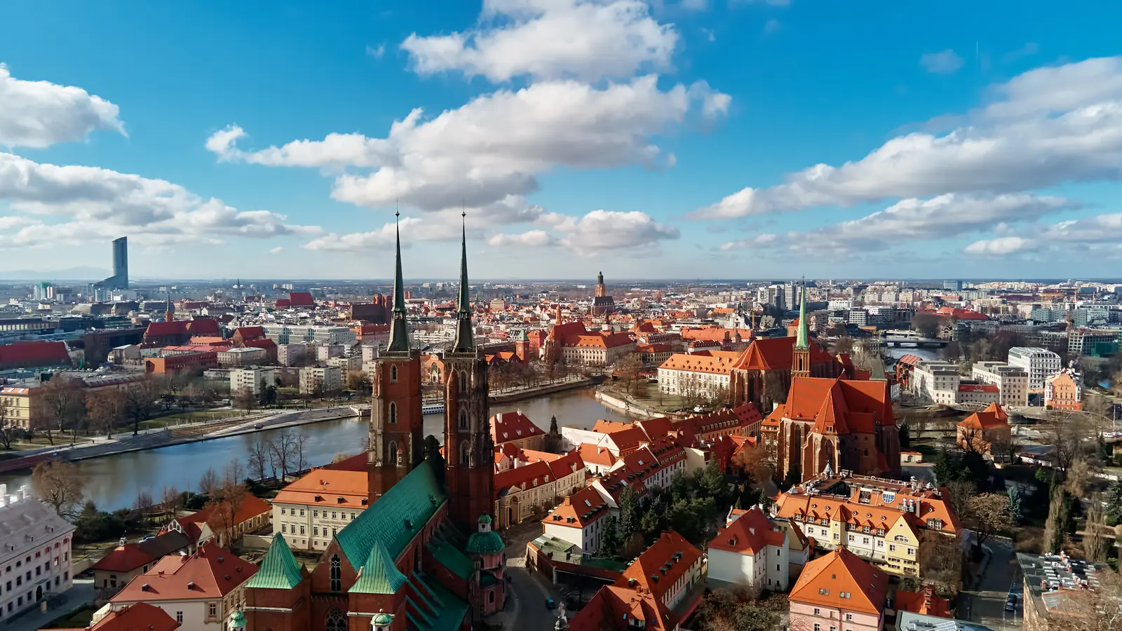 Wrocław ve Tumski Adası